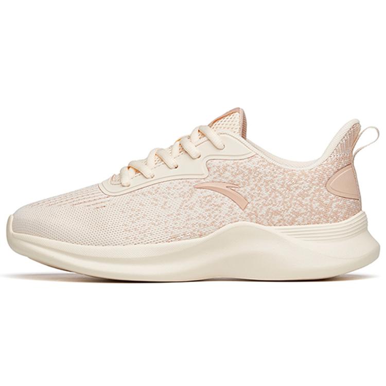 

New Anta Running Collection Cushioned Slip-Resistant Breathable Low-Top Running Shoes Women s Clay 922145575-4 36.5
