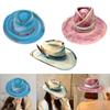 Wool Hat for Musical Festival Adult Winter Autumn Warm Hat Unisex Headwear Stage Show Roleplaying Props Hat Headwear
