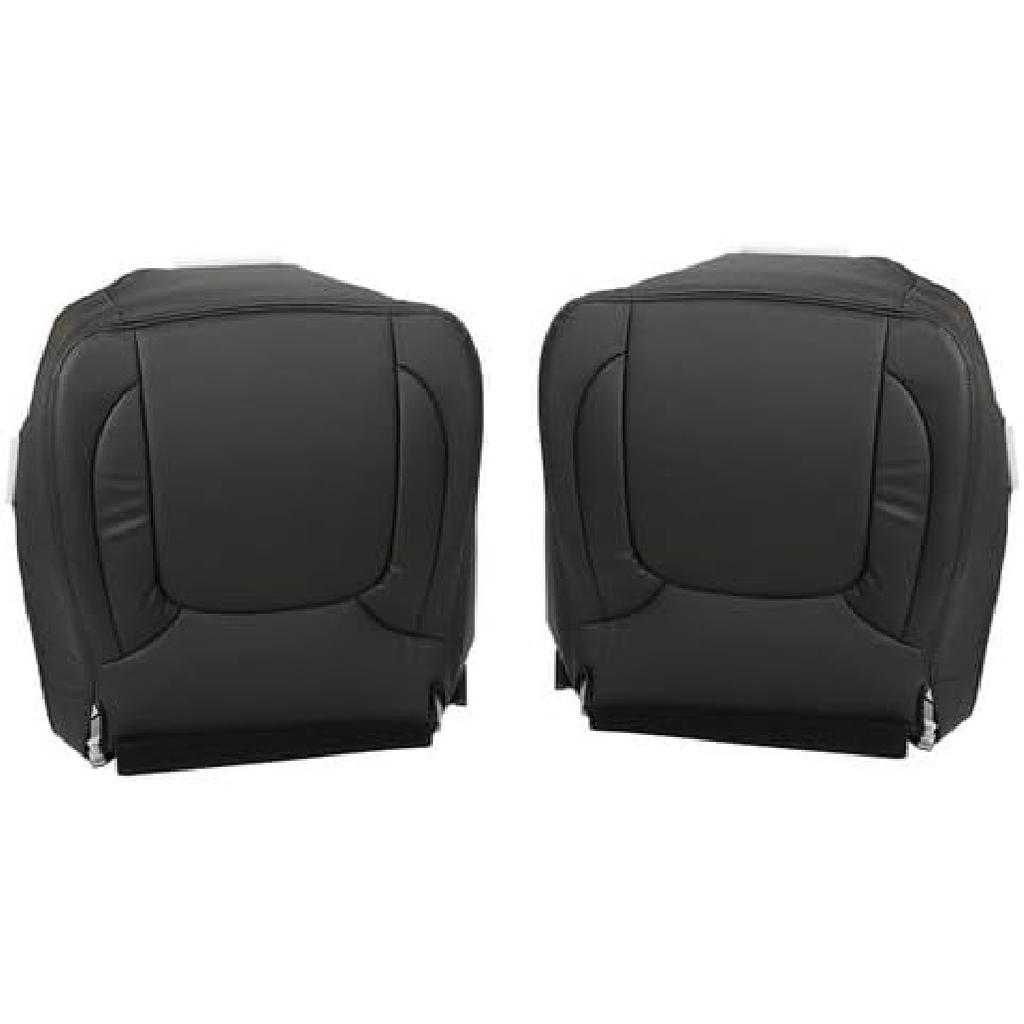 Passenger Side Bottom Replacement Leather Seat Cover Black Compatible with Dodge Ram 1500 2500 3500 SLT 2003 2004 2005