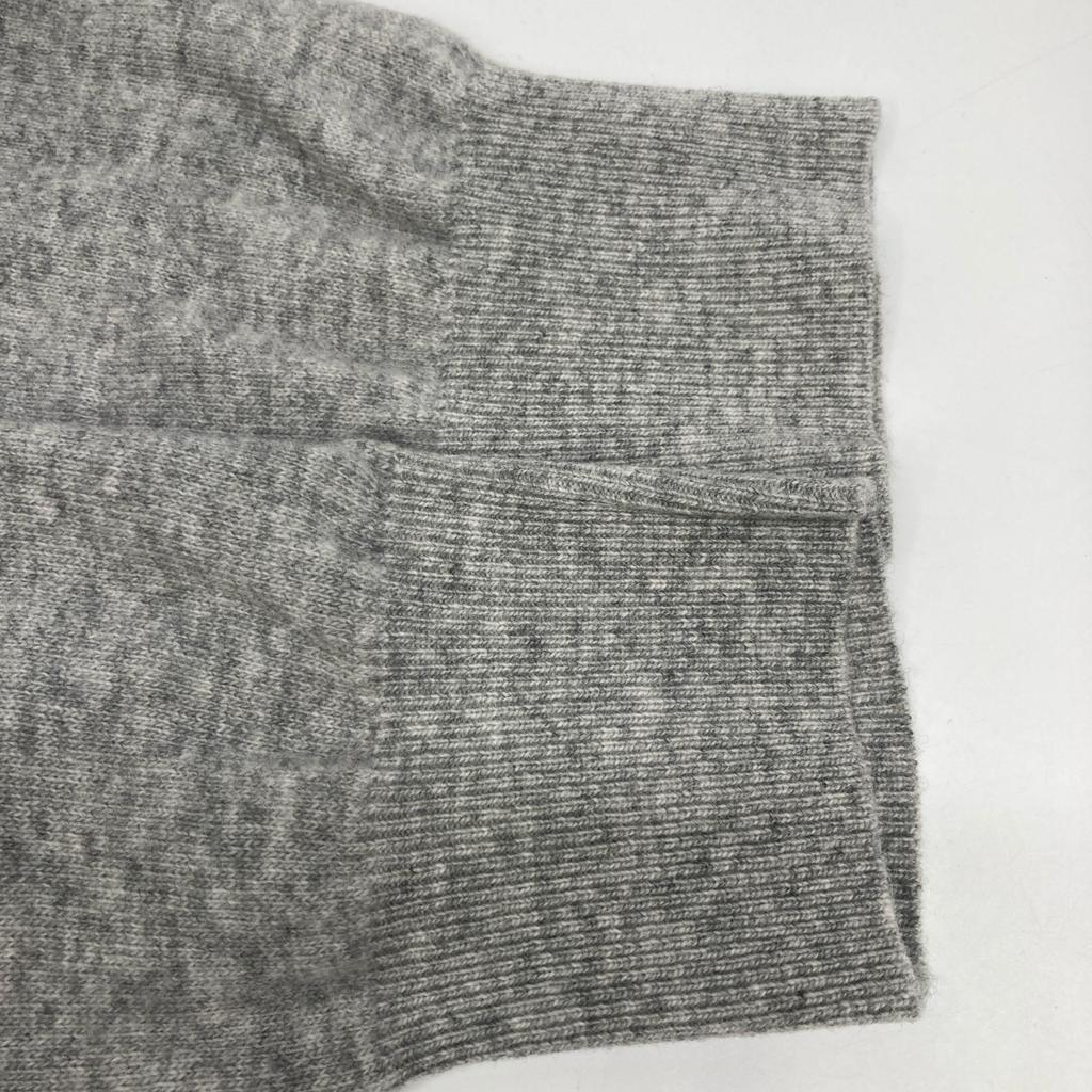 Munich Gray Super Fine Merino Wool Jersey Knit Shirt tops OS grayUsed