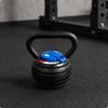 Adjustable Kettlebell Painted Finish Unrestricted Weight Space Saving