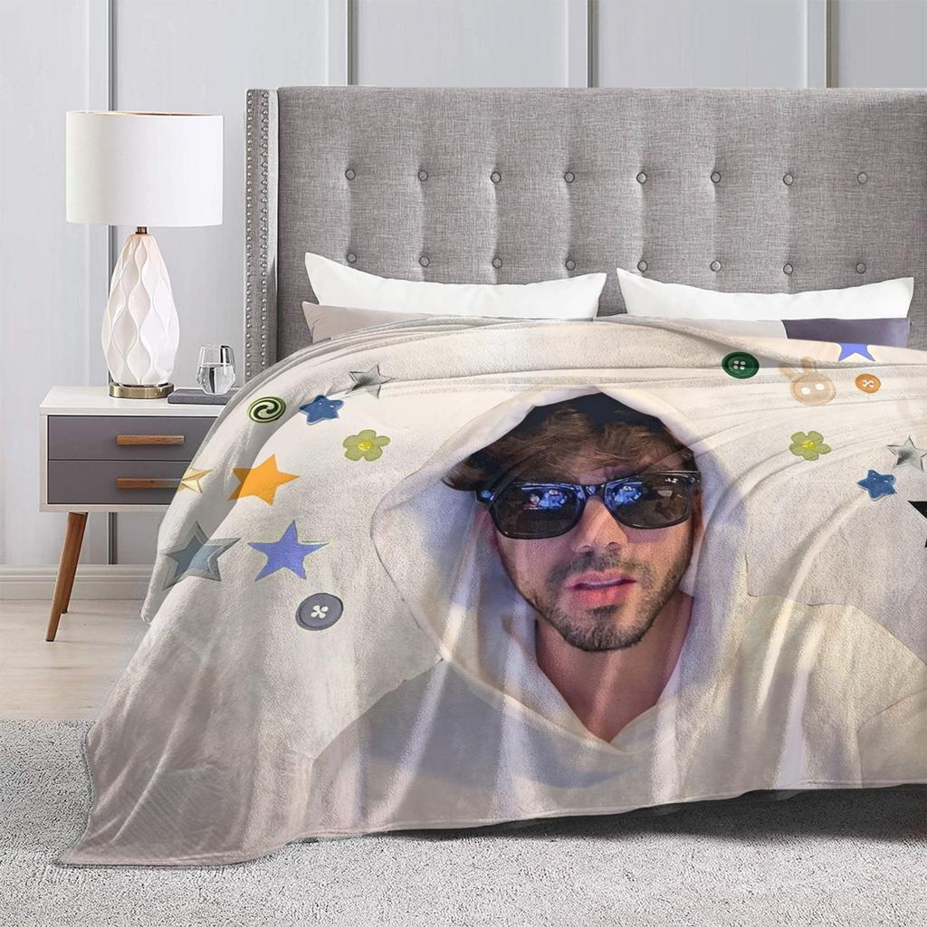 Fede V-Vigevani Flannel Blanket Club Misterios Throw Blanket for Couch Bed Airplane Travel Fashion Bedspread Sofa Bed Cover