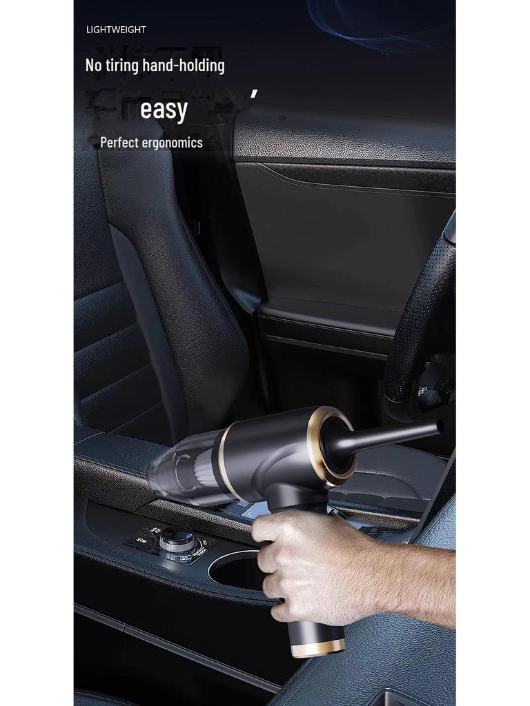High-Power Wireless Handheld Vacuum: 3-in-1 Indoor Strong Suction, Rear Blowing for Home and Car