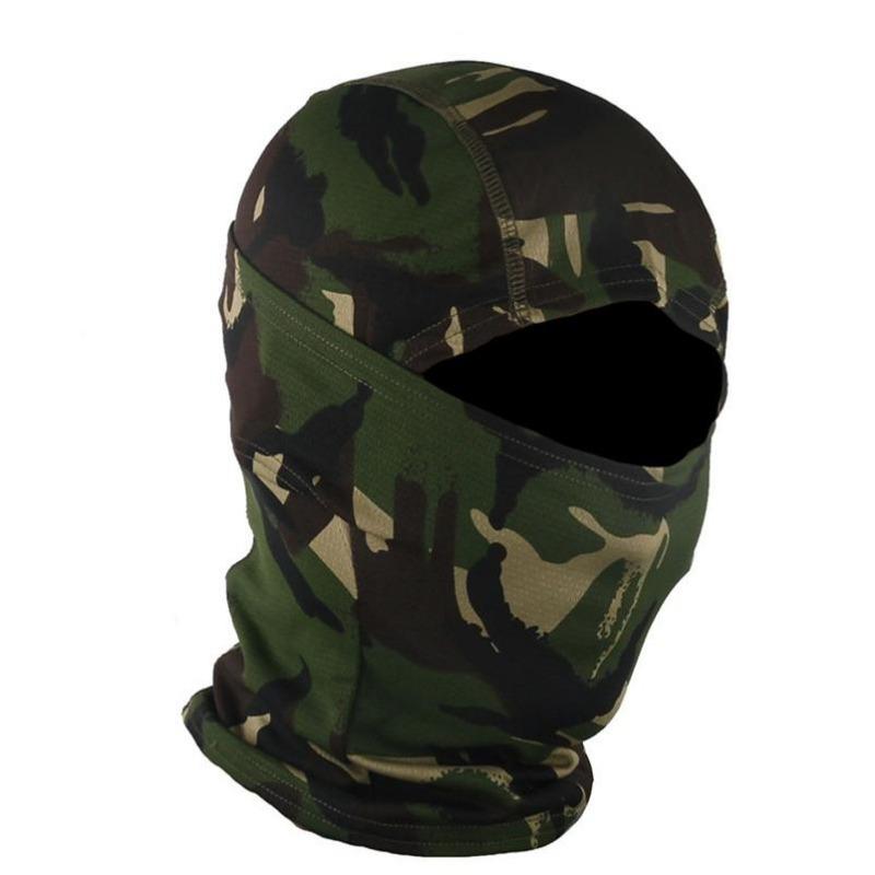Outdoor Camouflage Camo Balaclava Army Tactical Military Ski Full Face Mask Motorcycle Bicycle Caps Full Face Mask 27 COLORS