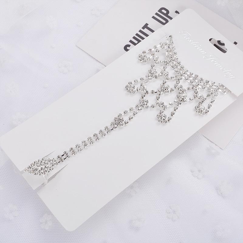 Bridal Anklet, Rhinestone Anklet, Beach Anklet, Barefoot, Ebay.