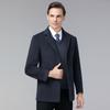 Autumn and Winter New Cashmere Coat Men's Business Casual Mid-length Suit Collar Woolen Coat Double-sided Woolen Single Top