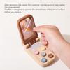 Baby Wooden Flip Phone Toy Bear Telephone Model Montessori Toys Simulation Phone for Kids Early Educational Cognition Toy Gift