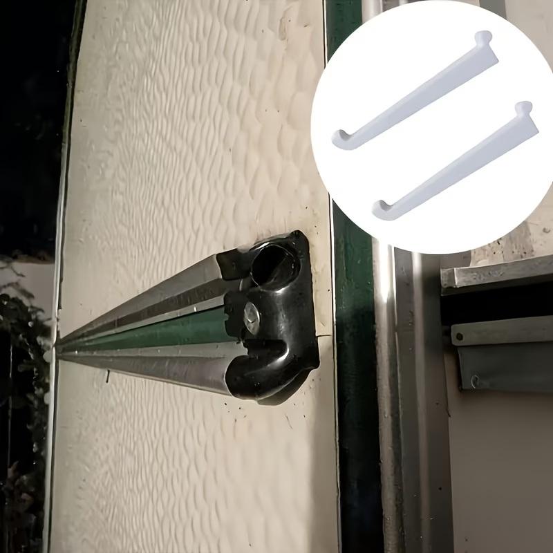 2/4Pcs RV Awning Track Hooks No Drill Durable RV Rail Hangers for Outdoor Camping Picnic Travel Hanging Clothes Lights Decor