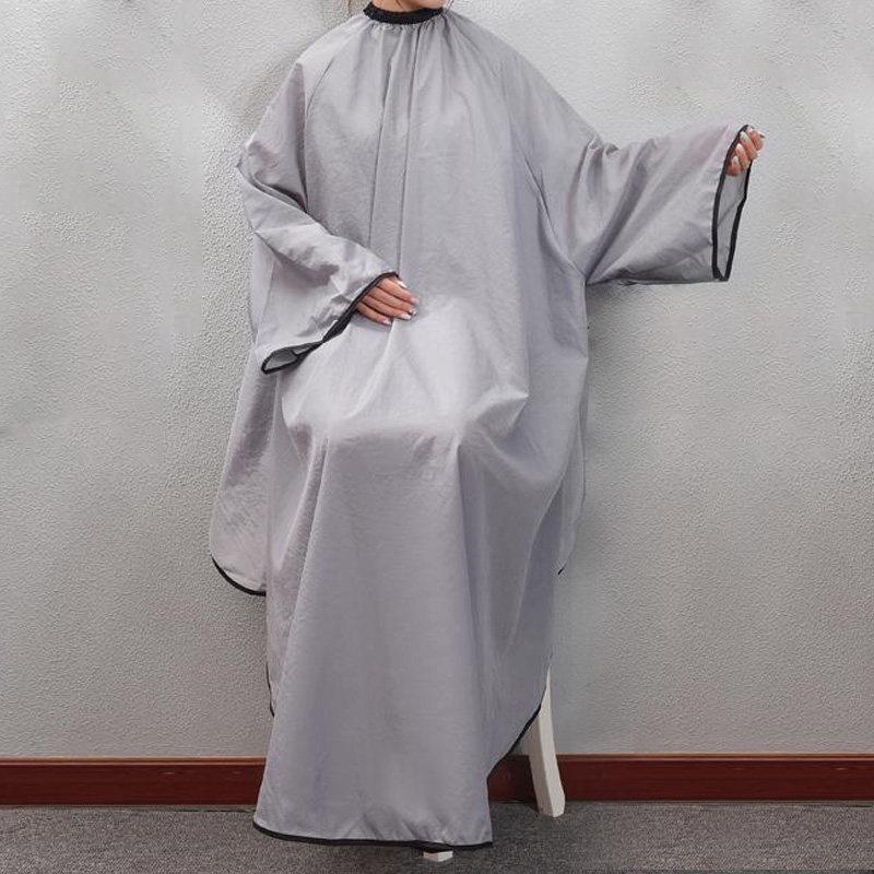 Trendy Non-Stick Hairdressing Cape with Sleeves for Cutting & Dyeing Default