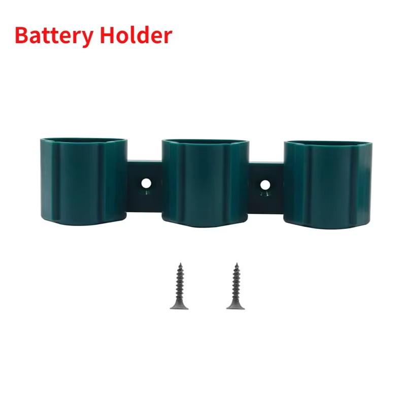 Batteriehalter Werkzeughalter für Makita für Milwaukee für Bosch 10,8V 12V, Wandmontierte Batterie-Werkzeug-Aufbewahrungshalterung Ausstellungsständer