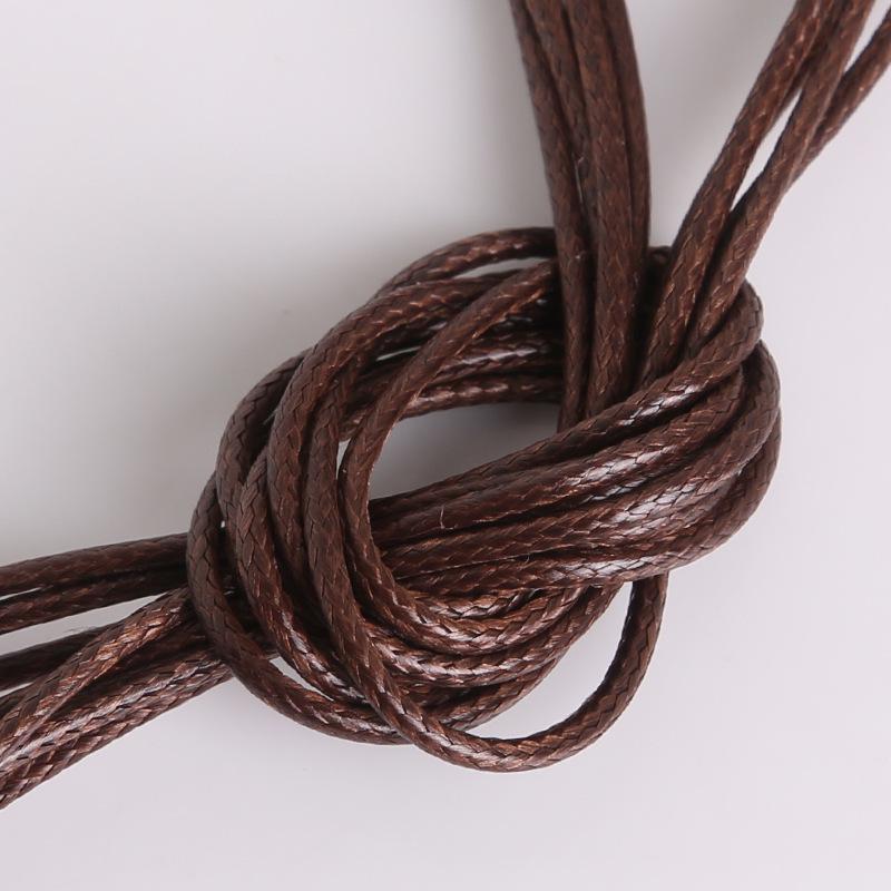 Korean Waxed Rope for DIY Jewelry - 1-2mm Colorful Necklace & Bracelet Cord