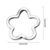 20pcs 16x16mm Flower Charm Beads Antique Silver Bronze Color Flower Charm Spacer Beads Flower Spacer Beads Charm