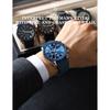 POEDAGAR Men Watch Fashion Sport Chronograph Silicone Quartz Watches Top Brand Luxury Waterproof Luminous Date Wristwatch