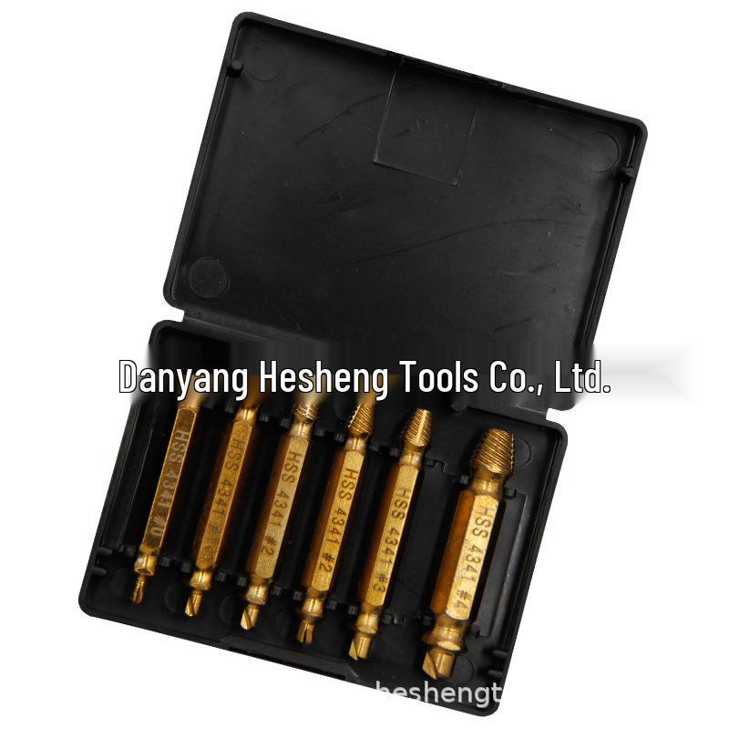 High-Speed Steel Double-Head Screw Extractor & S2 Screwdriver Set