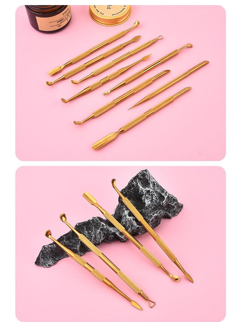 Russian Style Double-Headed Steel Manicure & Cuticle Remover