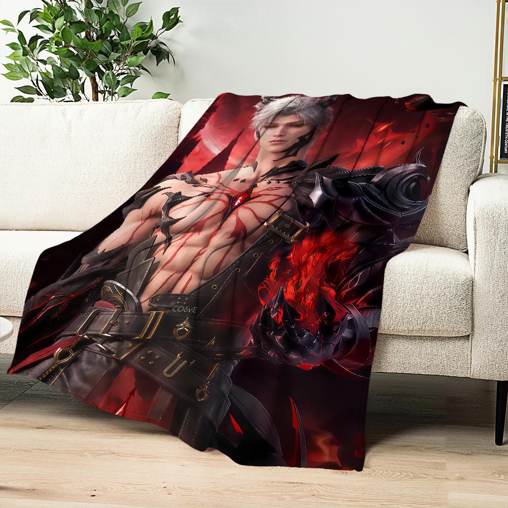 Game Love and Deepspace Sylus Warm Soft Plush Nap Blankets Sofa for Living Room Office Bedroom Home Travel Kid Birthday Gifts
