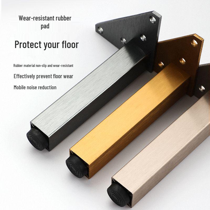Adjustable Aluminum Alloy Furniture Legs for Cabinets, Sofas, Coffee Tables, TVs, and Beds