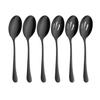 EIOLWJIEO 6pieces Elegant Appearance Stainless Steel Set Durable For Stylish Dining Convenient Storage Serving Spoons Sets, golden