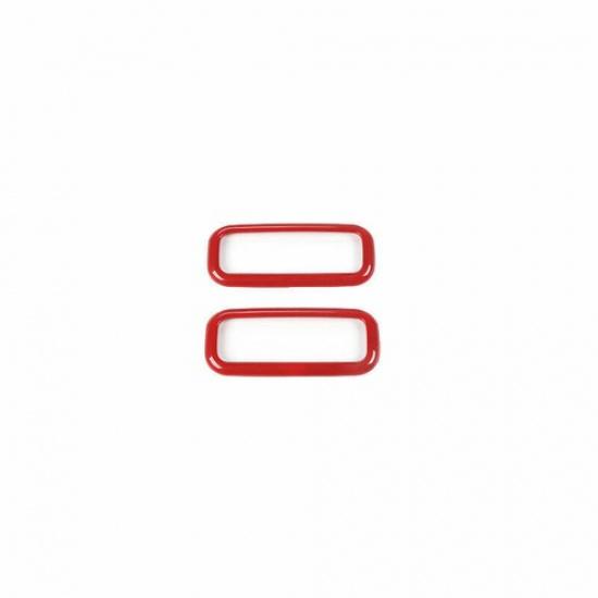 Car Rear Reading Lamp Switch Cover Trim 1PCS For Ford F-150 2015- Bright Red