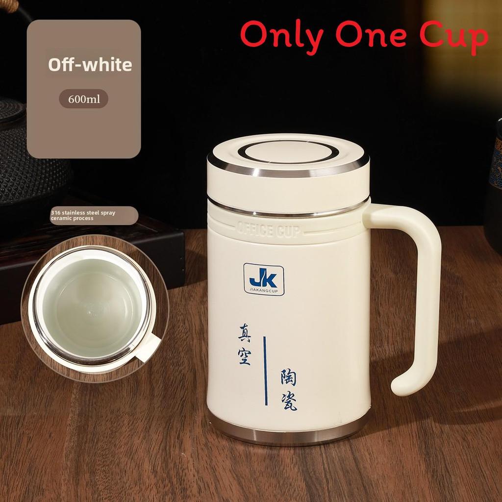 Stainless Steel Travel Mug With Leakproof Lid And Vacuum Insulation For Commuters