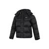 Nike Puffer Jackets Men's Black Hooded Thickened Padded Puffer Jacket DQ4921-010