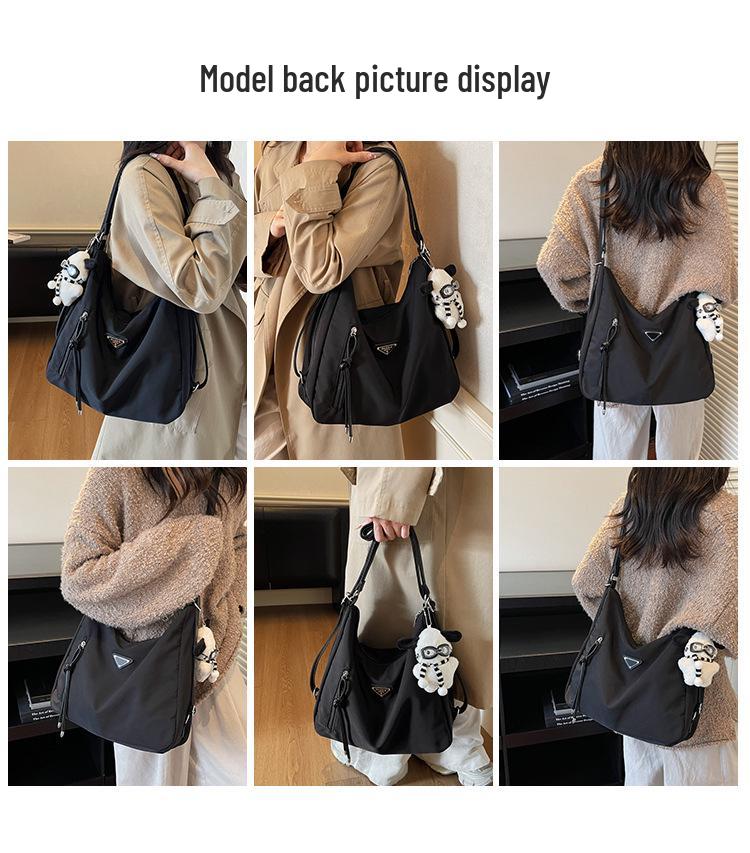 Szykowna Torba na Ramię Crossbody: Wysokiej jakości, Jednolity kolor, Wszechstronny, Duża pojemność