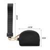 Money Purse Handbag Women Fashionable Key Chain Traveling Card Storage Pouch Black