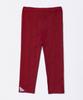SCULPTOR Eyelet Knit Capri Pants Red