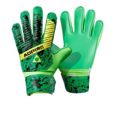 Professionelle Latex-Fußballhandschuhe Fußballtorwart-Handschuhe Kinder Erwachsene Verdickte Fußballtorwart-Finger-Schutzhandschuhe