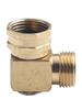 Connector Degree Solid Brass Construction Easy Installation
