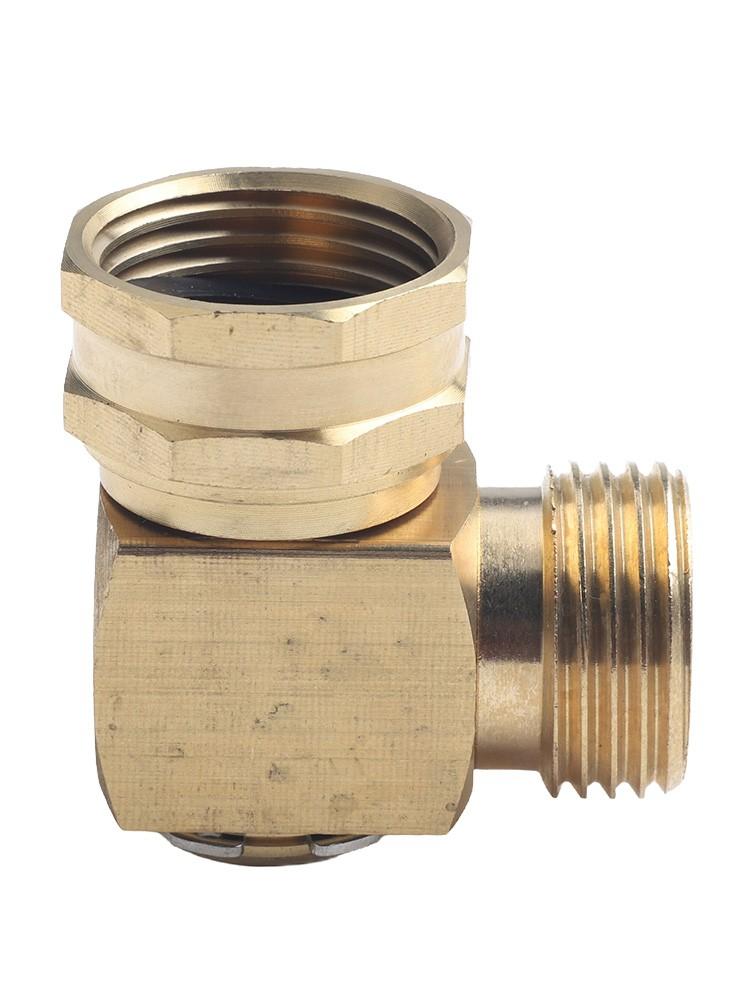 Connector Degree Solid Brass Construction Easy Installation