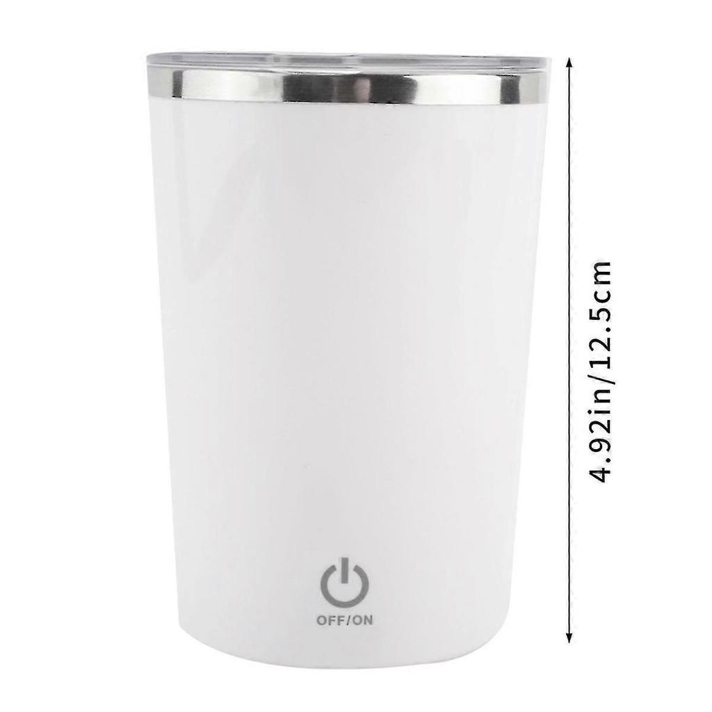 Self Stirring Mug, Electric Mixing Cup 350ML Magnetic Stirring Cup Rechargeable Auto Magnetic Mug S