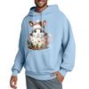 Men's Hooded Sweatshirt, Contrasting Color Sweatshirt, Sports   Casual Jacket