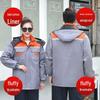 Thickened Winter Cotton Work Suit with Custom Logo for Auto Repair