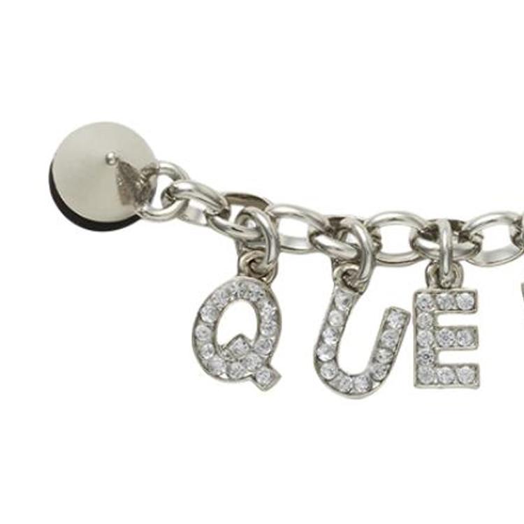 Crocs Monogram Charm - Shoe Accessories Women's Silver
