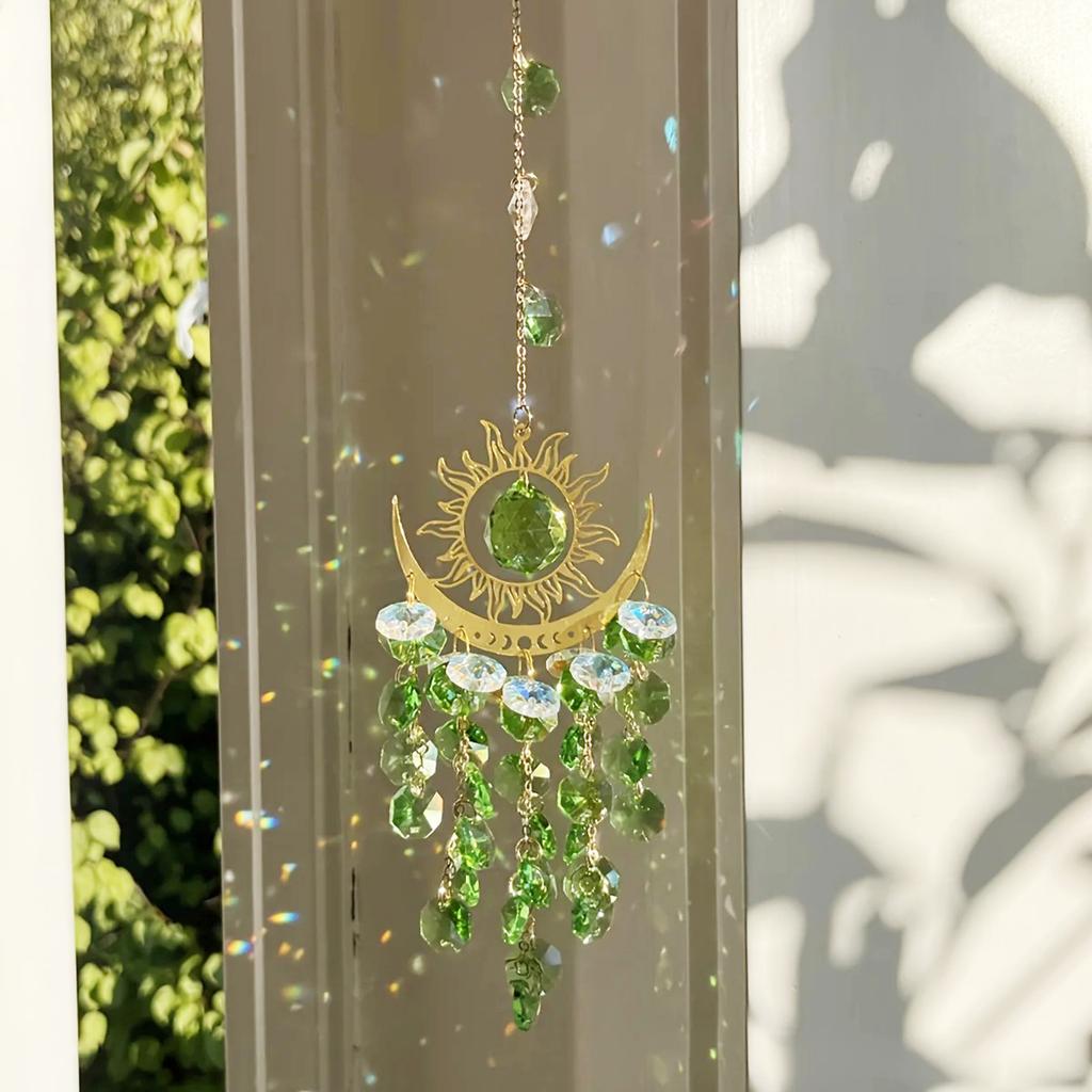 1 Stück schönes Kristall-Ornament, geeignet für Balkondekoration, Gartengestaltung, Schaufensterdekoration und viele andere Anlässe - Ideales Geschenk für Ch