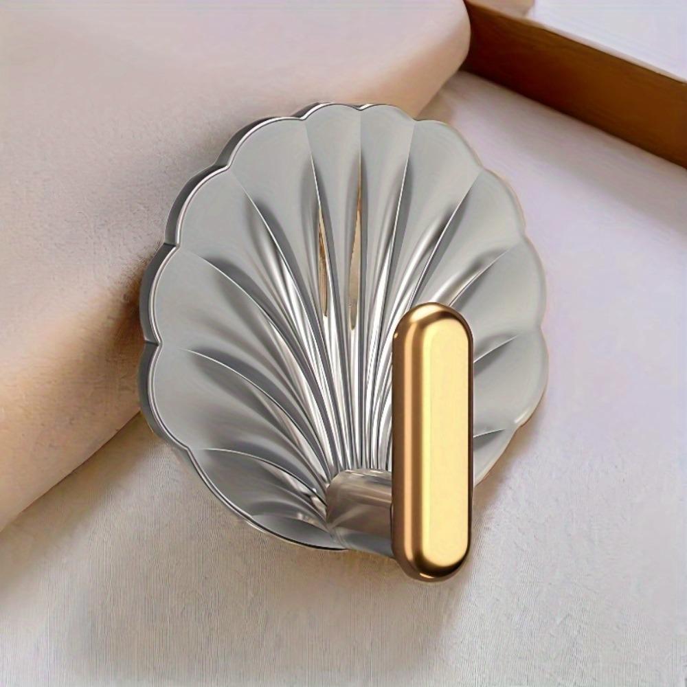 4 Stück Vergoldete Haken Ohne Bohren Luxus Wasserdicht Hohe Belastbarkeit Multifunktional für Küche Badezimmer Tür Aufbewahrung Heimorganisation