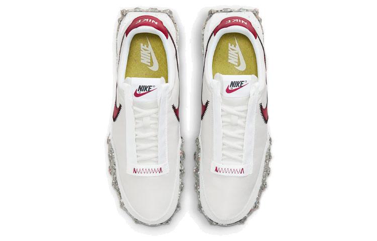 Nike Waffle Racer Crater Summit White Team Red Women's CT1983-103