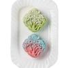 Food Safe Plastic Moon Cakes Maker Set 75g Kite Pattern Molds Easy Press Mechanism Holiday Baking Essential
