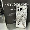 Etui 3D z motylem i płomieniem odprowadzające ciepło na telefon iPhone 16 15 14 13 12 11 Pro Max 16E Galwanizowane Odporne na wstrząsy Miękkie etui