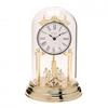 Wm.Widdop Rotating Pendulum Anniversary Clock - Gold