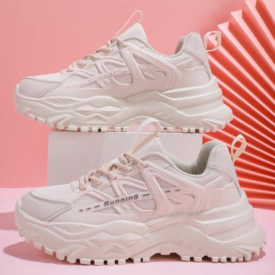 Chunky Sneakers for Women Breathable Platform Shoes Unisex Trainers Casual Jogging Shoes