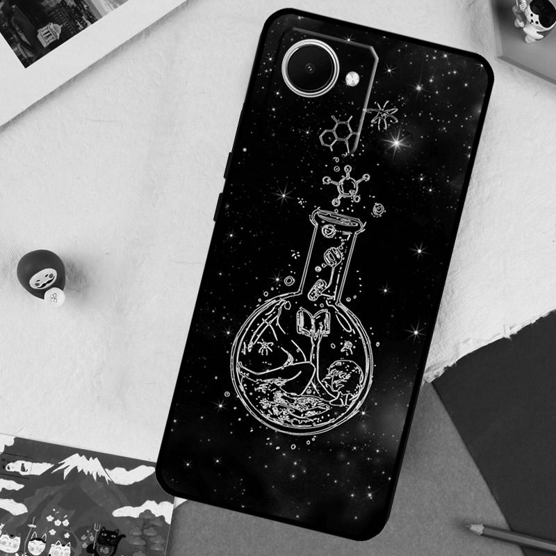 Science Biology Chemistry For Realme GT 7 Pro GT 6 5 6T 10 11 12 13 14 Pro Plus C61 C53 C51 C21Y C25S C75 C55 C67 Case