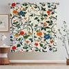 A Messy Mosaic of Flowers Black Out Curtains 2 Pcs Set Bedroom Blackout Curtains for Window Cabinets for Living Room Decoration