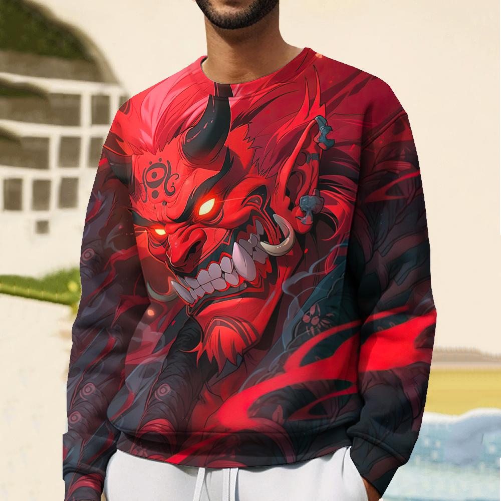 2024 Ghost Samurai  Print Sweatshirt Hoodies For Mens Spring Oversized Hoodie Fashion Hip Hop Unisex Pullover Male Clothing 5XL