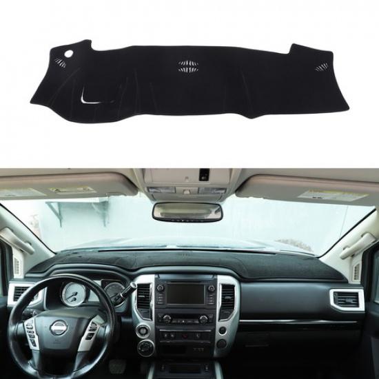 Sun Protector Dashboard Mat Dash Cover Dashmat Pad For Nissan Titan 2016-2024