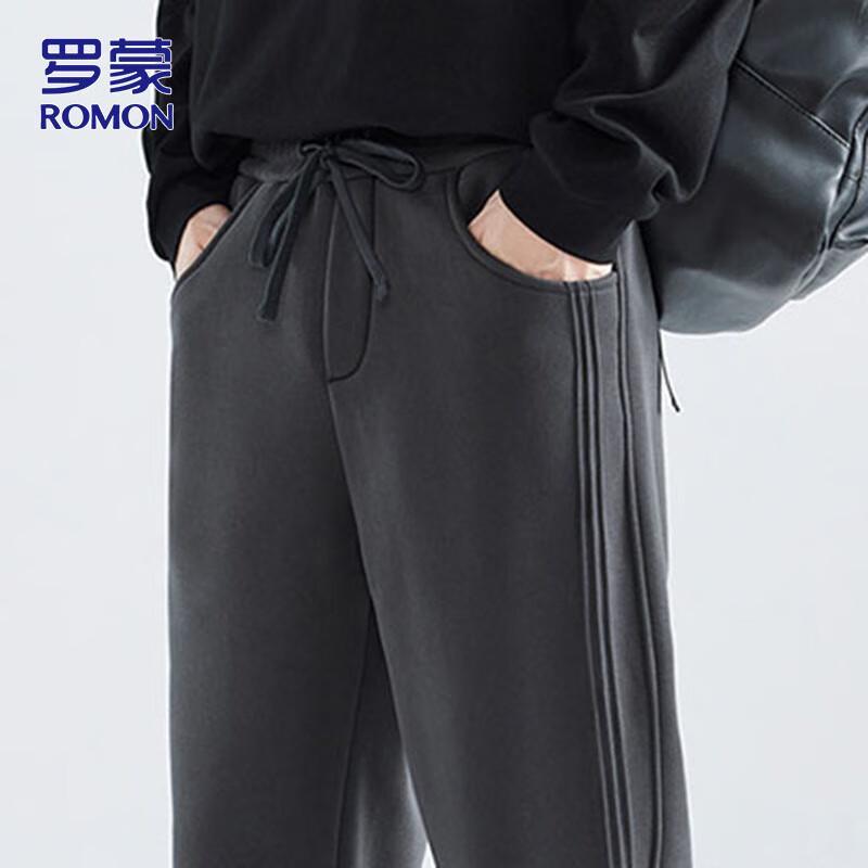 ROMON Men's Autumn/Winter Loose Casual Sweatpants