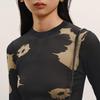 Women's Slim Fit Round Neck Long Sleeve T-shirt
