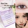 Lotus Elf Girl Glue-Free Removable False Eyelashes - Super Fine Lightweight Single Cluster