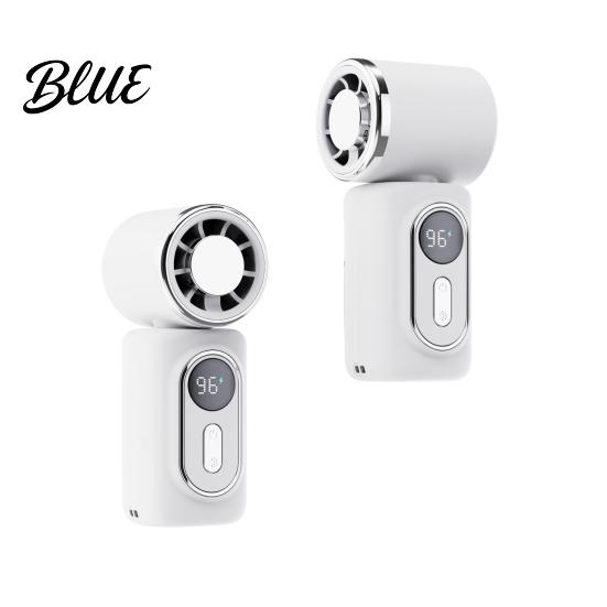 Outdoor Portable Fan Clip-on Handheld Mini USB Rechargeable Ice Cooling Personal for Office Travel Summer Device Air Circulator